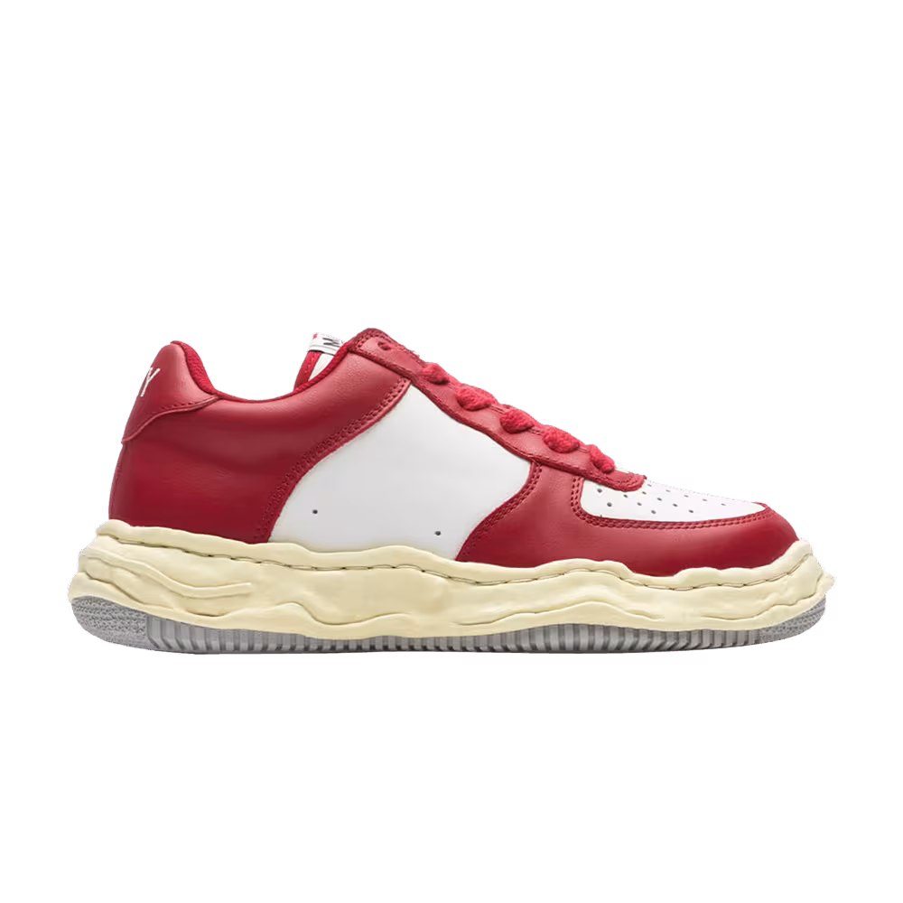 Maison Mihara Yasuhiro Wayne OG Sole Vintage Leather Low Red