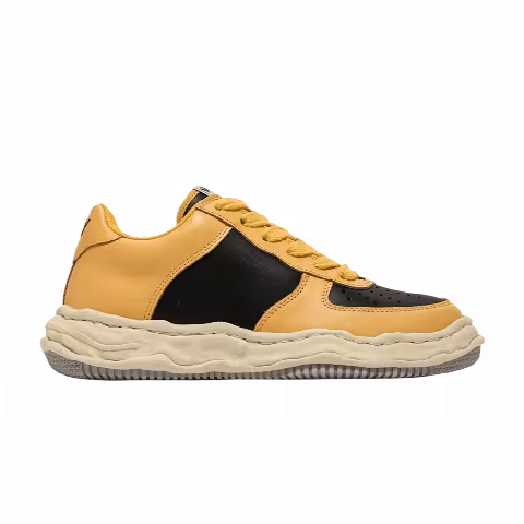 Maison Mihara Yasuhiro Wayne OG Sole Vintage Leather Low 'Yellow Black'
