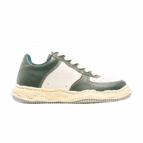 Maison Mihara Yasuhiro Wayne OG Sole Vintage Leather Low 'Green White'