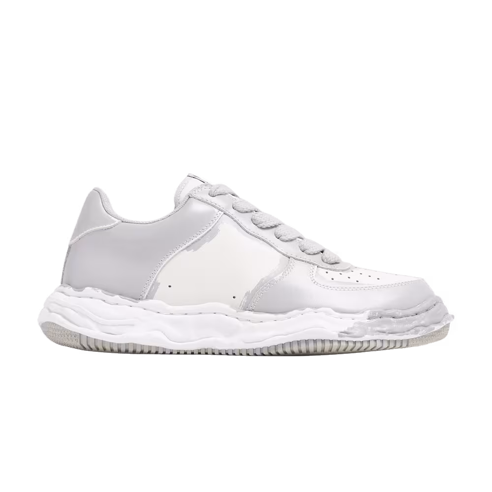 Maison Mihara Yasuhiro Wayne OG Sole Printed Leather Low Grey White