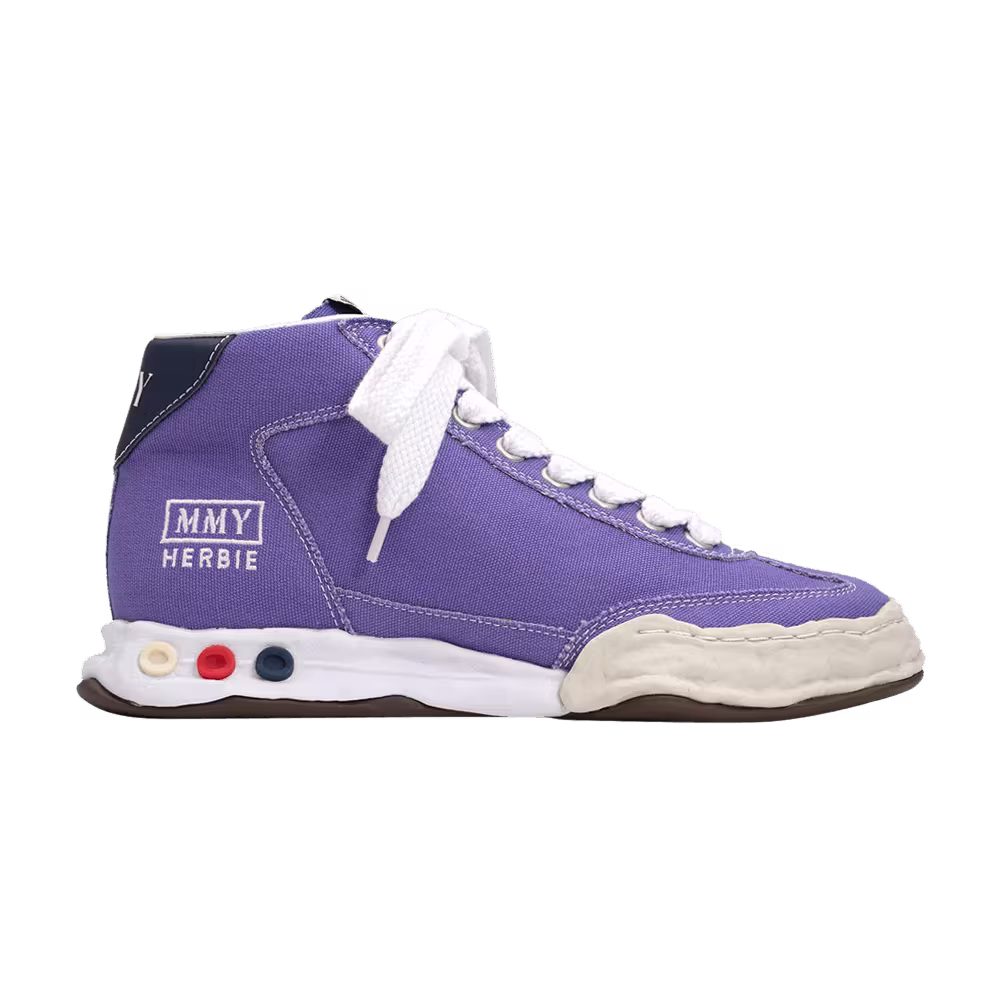 Maison Mihara Yasuhiro Herbie OG Sole Canvas High Purple