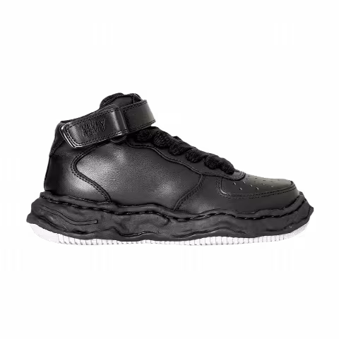 Maison Mihara Yasuhiro Wayne OG Sole Leather High 'Black White Sole'