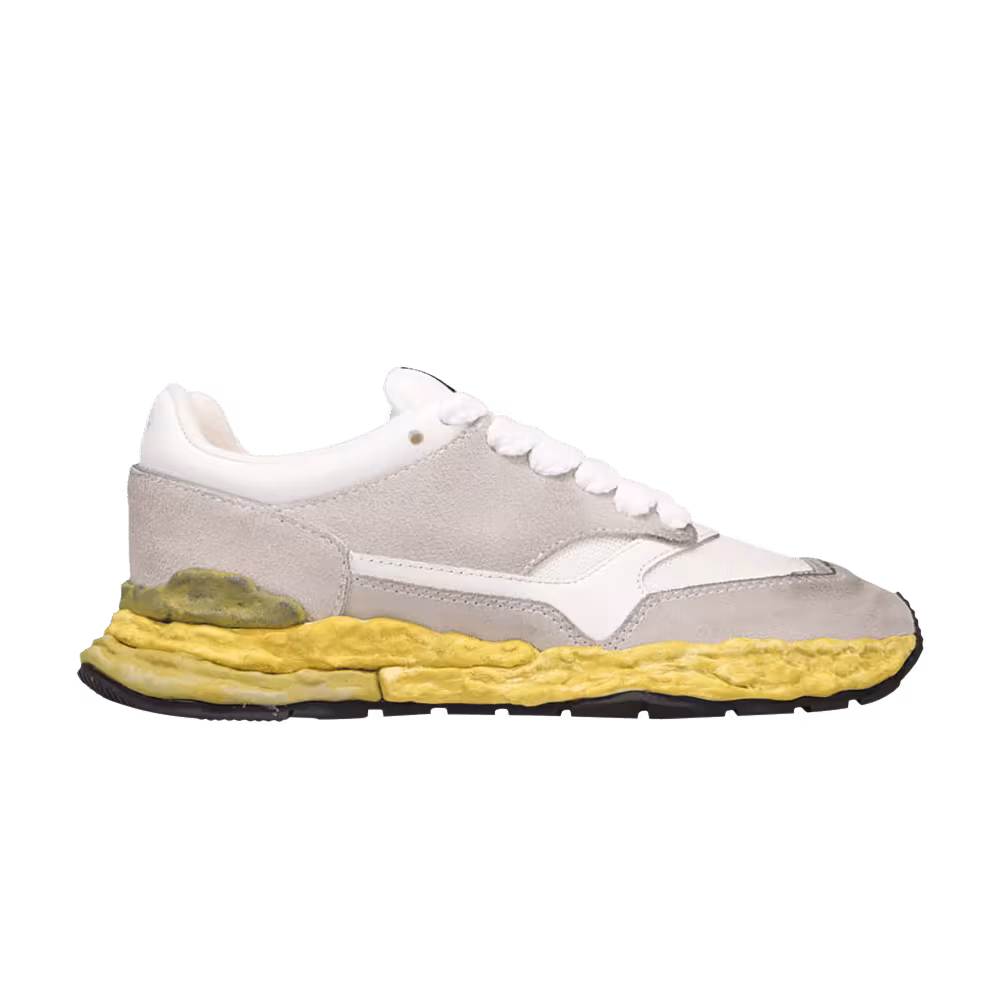 Maison Mihara Yasuhiro George OG Sole Mixed Material Low White Yellow