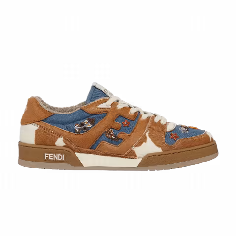 Fendi Match 'Cow Print Denim'
