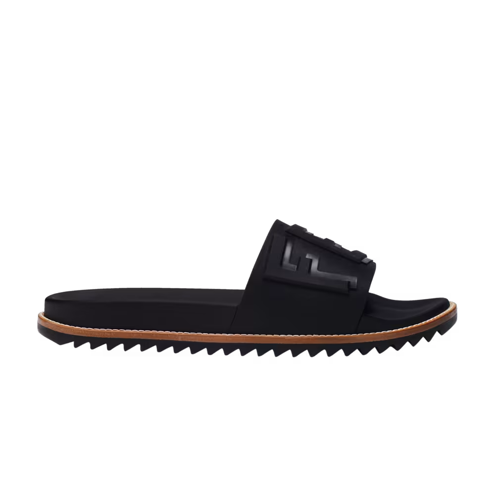 Fendi Slides Logo Print