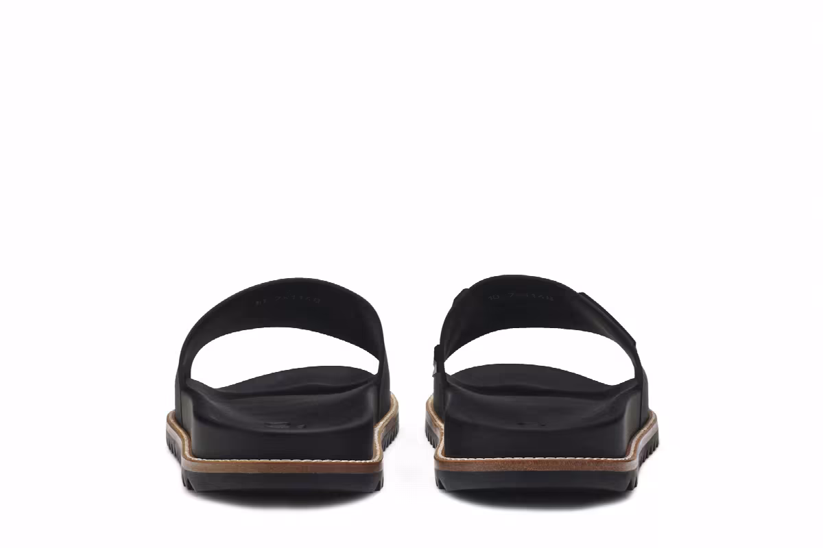 Fendi Slides Logo Print, view 7