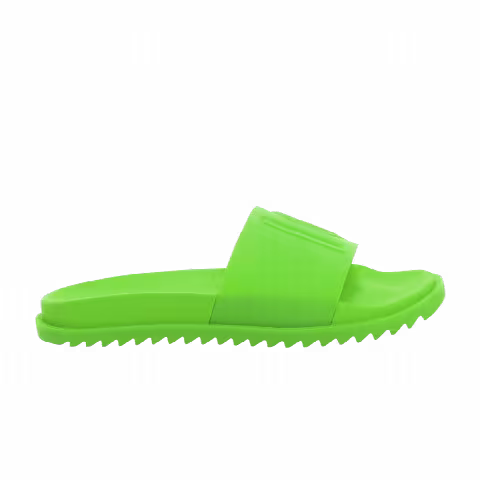 Fendi Rubber Layered Logo Slides 'Green'