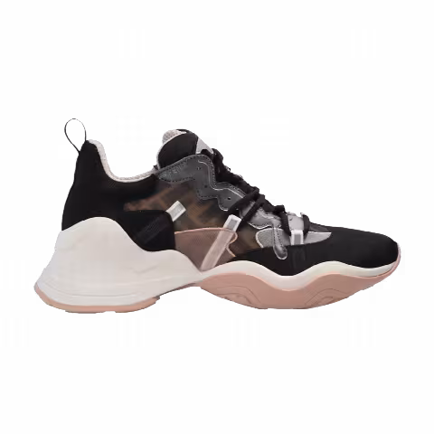 Fendi Wmns FFluid Mesh Sneakers 'Black'
