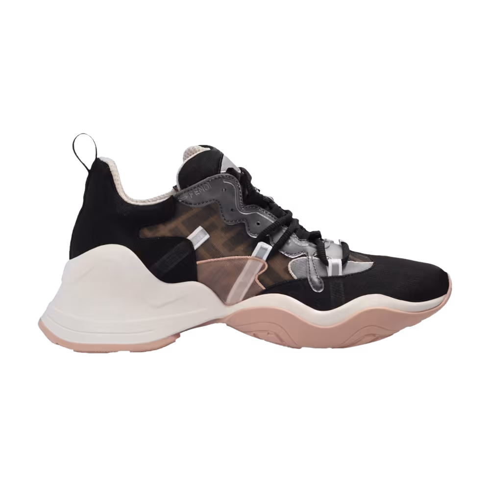 Fendi Women's FFluid Mesh Sneakers Black