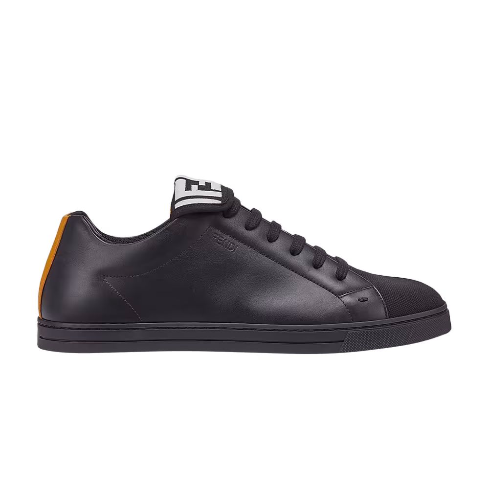 Fendi Leather Low Black