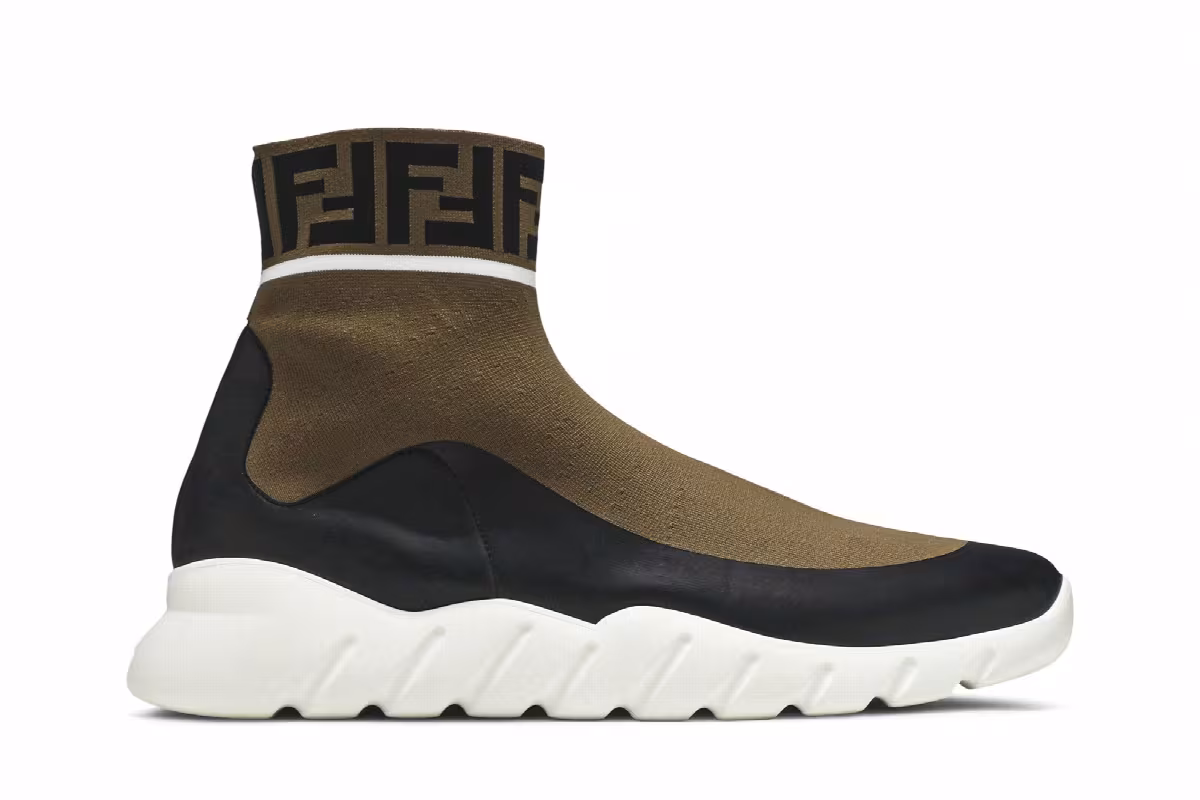 Fendi Tech Fabric High Forever Fendi - Brown, view 2