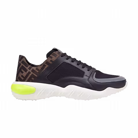 Fendi Tech Fabric Low 'Black Yellow'