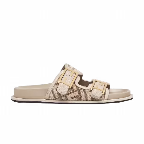 Fendi Wmns Feel Slides 'Dove Grey'