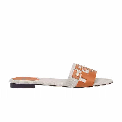 Fendi Wmns Signature Slide 'Brown'