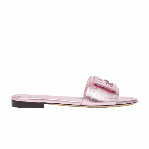 Fendi Wmns Baguette Slides 'Pink Metallic'