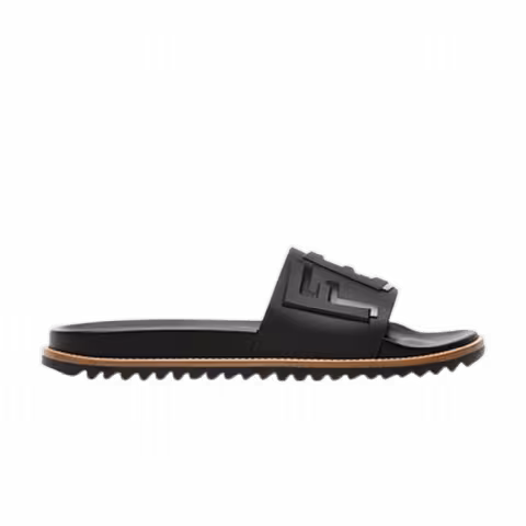Fendi Logo Strap Slides