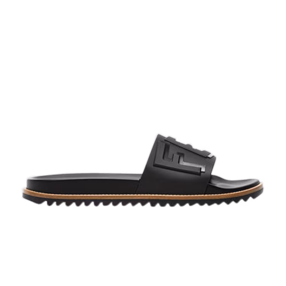 Fendi Logo Strap Slides