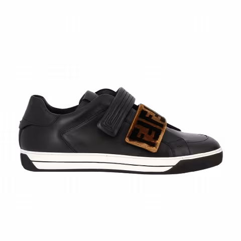 Fendi Velcro Leather Low Top 'Tappetino'
