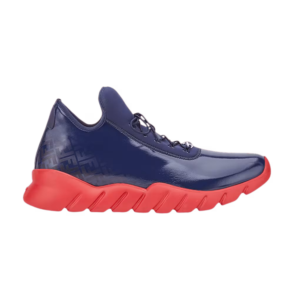Fendi Fabric Runners Sneaker Blue Red