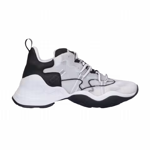 Fendi Wmns FFluid Mesh Sneakers 'White Black'