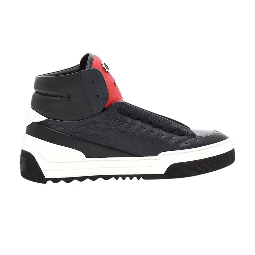 Fendi Leather High Metal Face