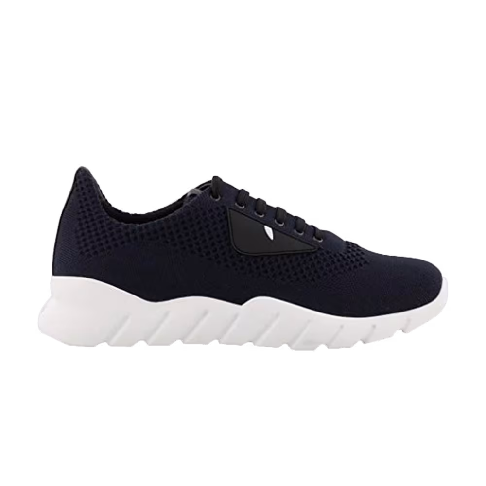 Fendi Scarpe Uomo Low Navy Black