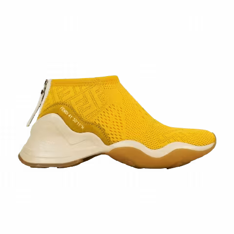 Fendi Wmns FFluid Jacquard Sneaker 'Corn'