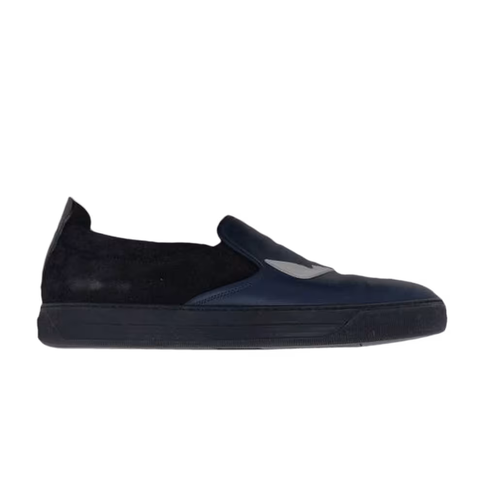 Fendi Monster Slip-On Navy Black
