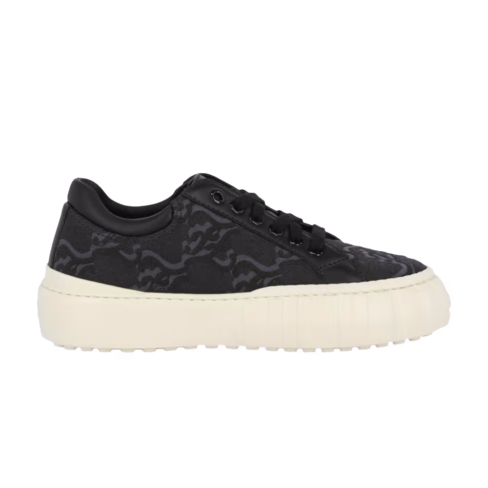 Fendi Women's Force Platform Black Calligraphy