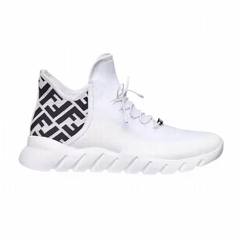 Fendi FF Motif Mesh High 'White'