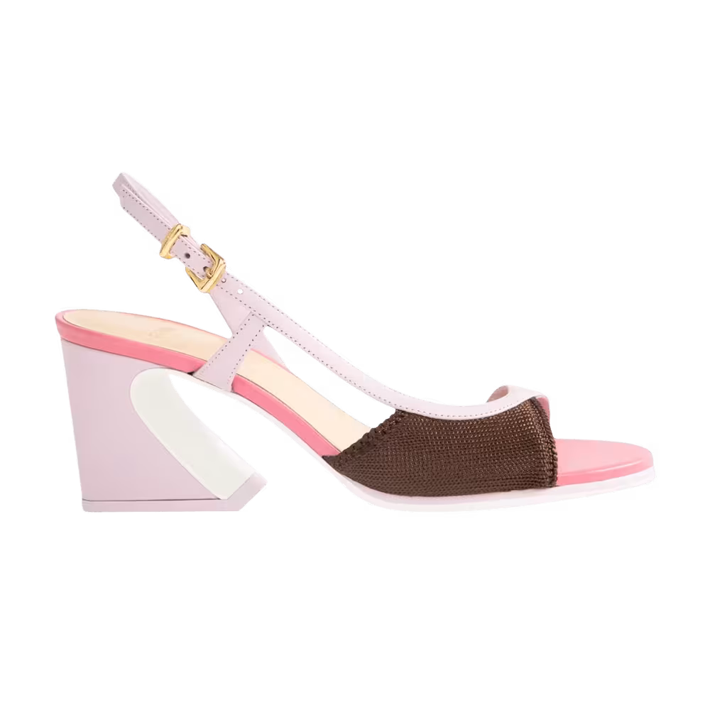 Fendi Women's Arco Sandal Palissandro Anemone