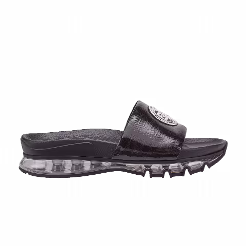 Fendi Logo Patch Sandal 'Black'