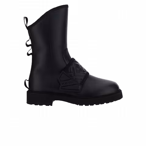 Fendi Wmns Leather Biker Boot 'Black'