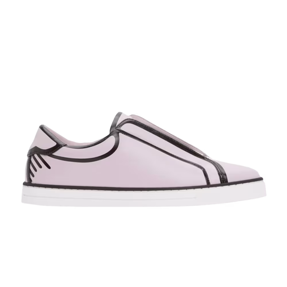 Joshua Vides x Fendi Women's FF Logo Slip-On Sneaker Pink