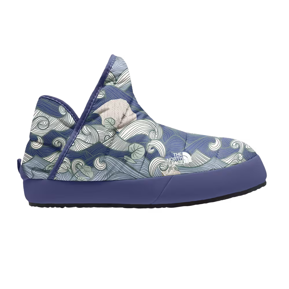The North Face Thermoball Traction Kids Cave Blue Highball Waves Print