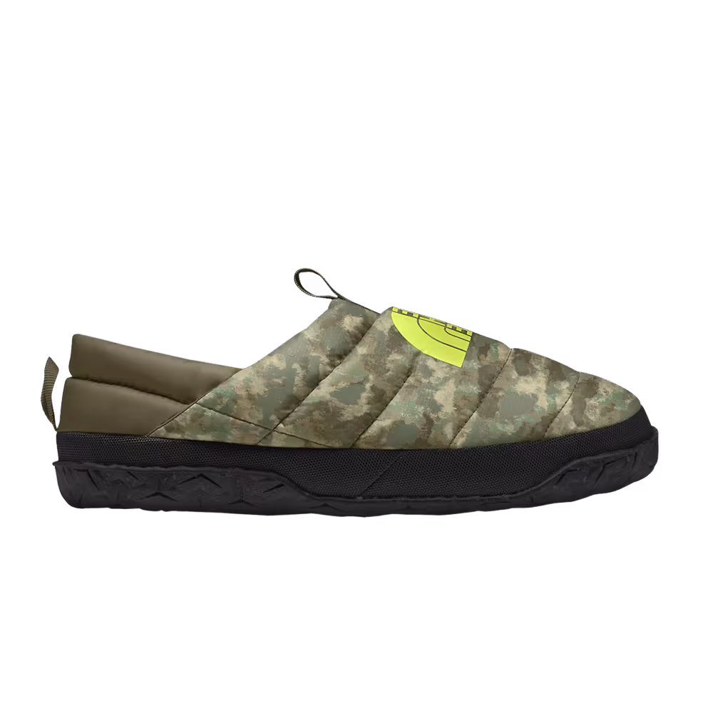 The North Face Nuptse Mule Military Olive Stippled Camo