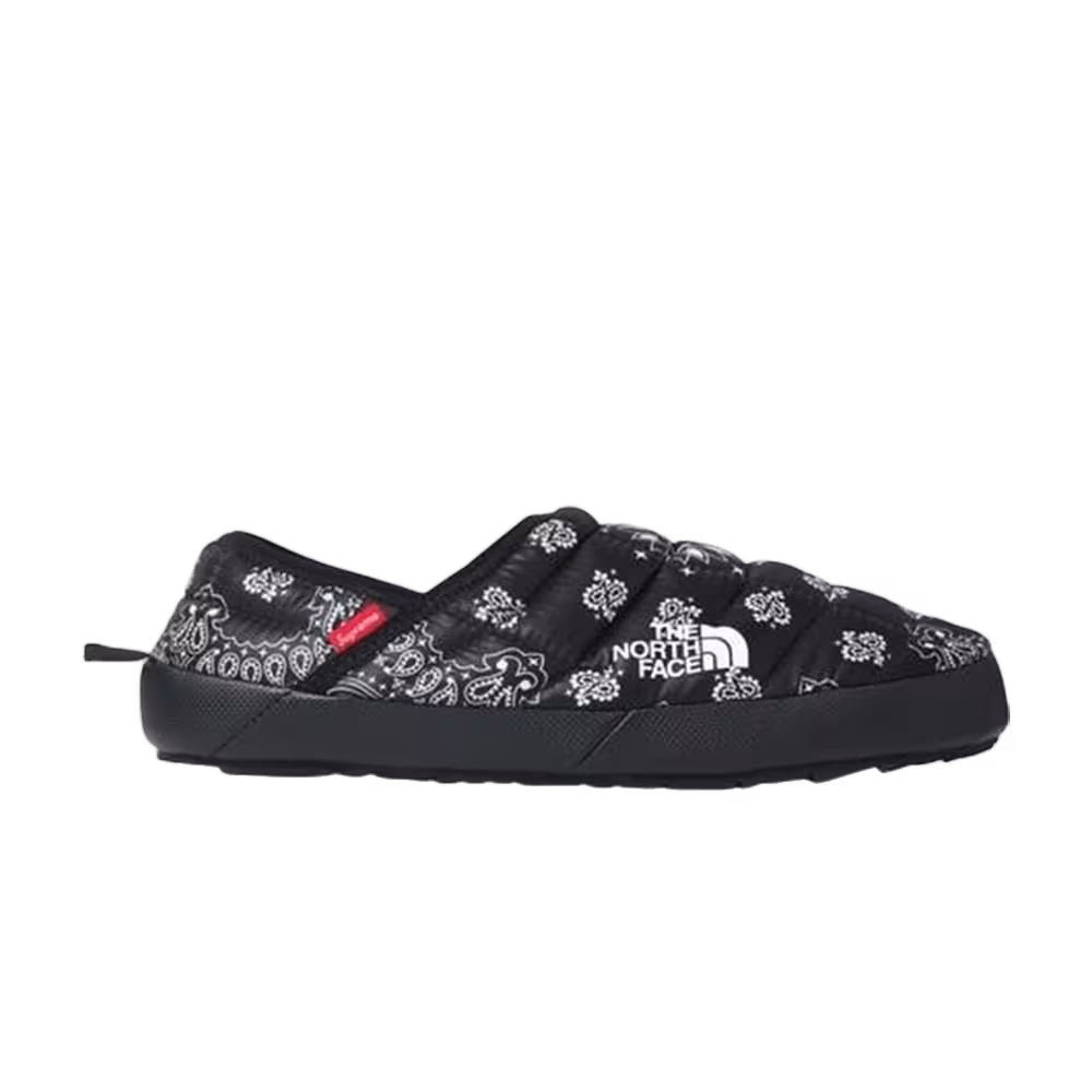 The North Face Supreme x Traction Mule Black Bandana