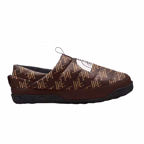 The North Face Wmns Nuptse Mule 'Coal Brown Monogram Print'