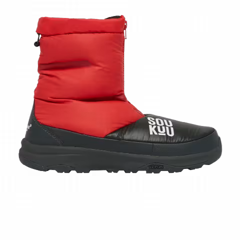 Undercover SOUKUU x The North Face Nuptse Bootie 'Cedar Green Red'