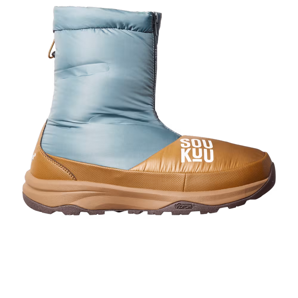 Undercover SOUKUU x The North Face Nuptse Bootie Bronze Brown Concrete Grey