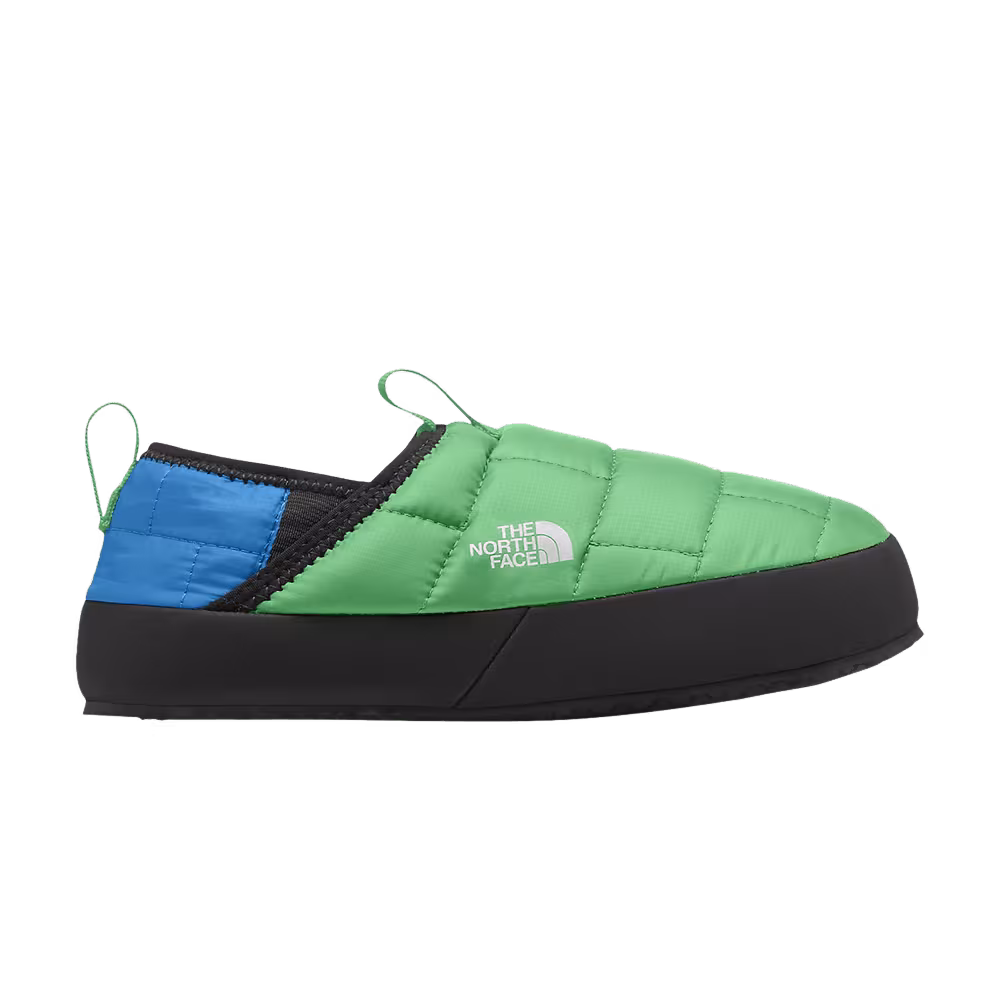 The North Face Thermoball Traction Mule 2 Kids Chlorophyll Green Optic Blue