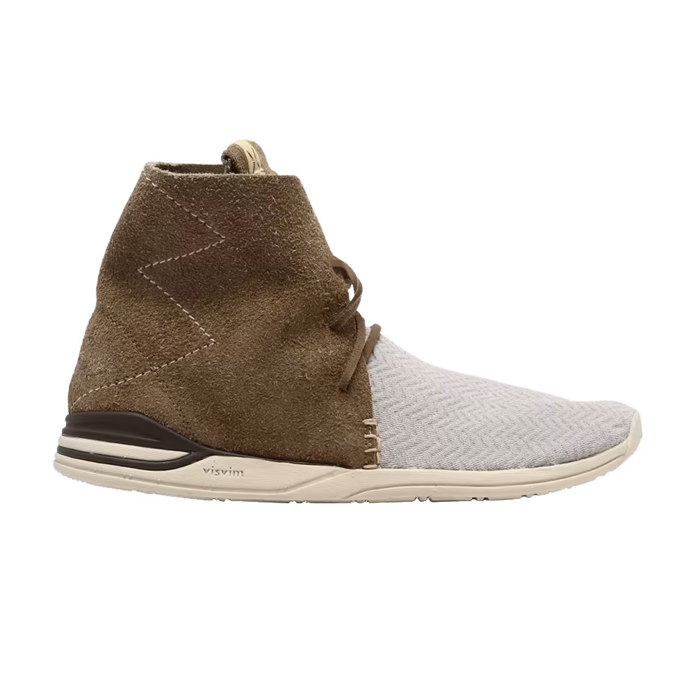 Visvim Huron Mesh Moc Hi-Folk Grey Brown