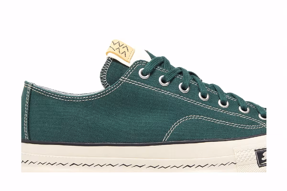 Visvim Skagway Lo Canvas Green, view 3
