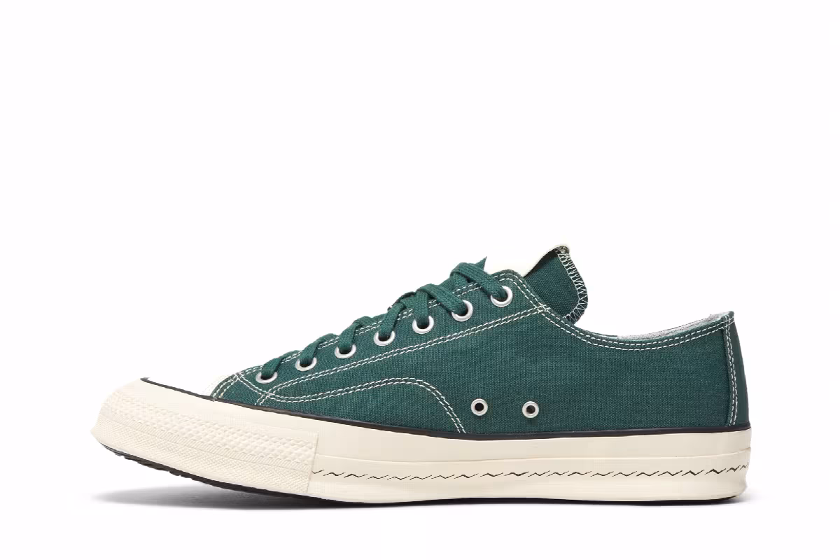 Visvim Skagway Lo Canvas Green, view 4