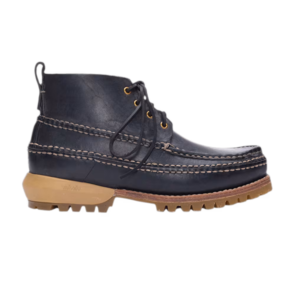 Visvim Kanawa Moc Mid-Folk Black