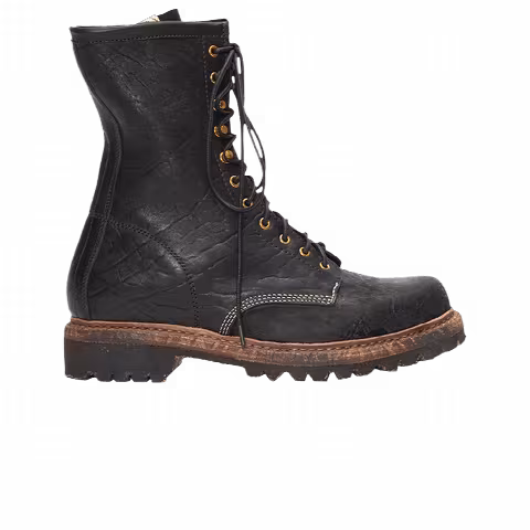 Visvim Scout Plain Toe HI-Folk Boot 'Black'