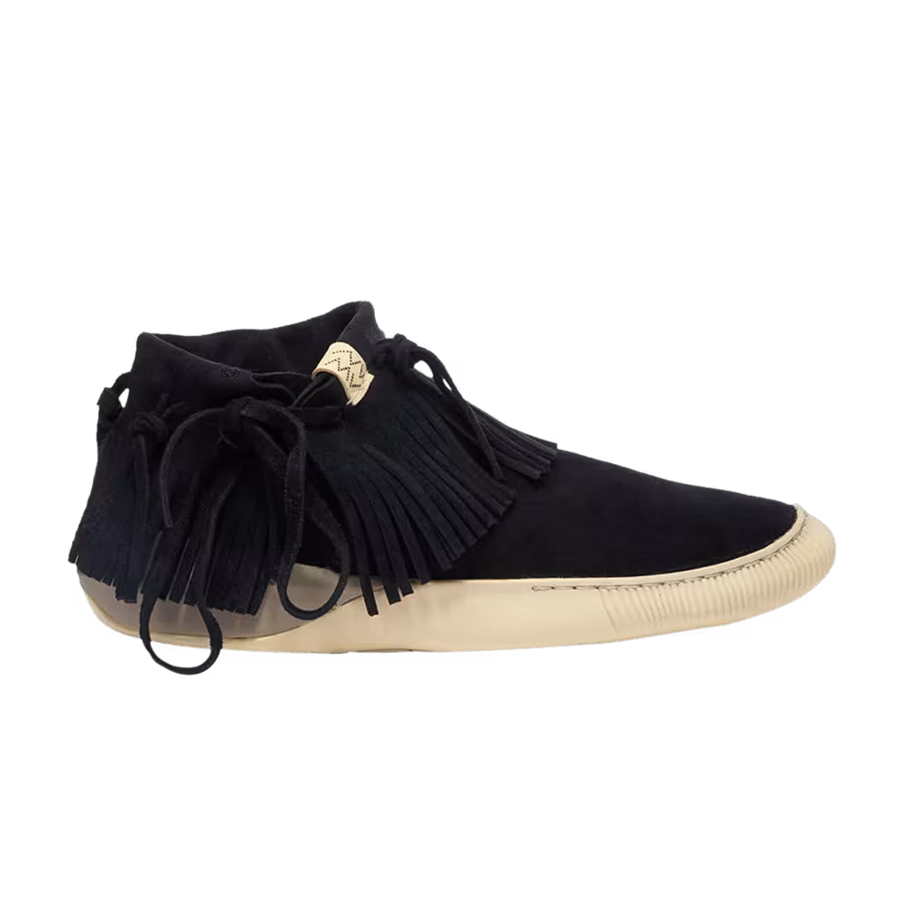 Visvim Gila Moc Lo Shaman Coyote-Folk Black