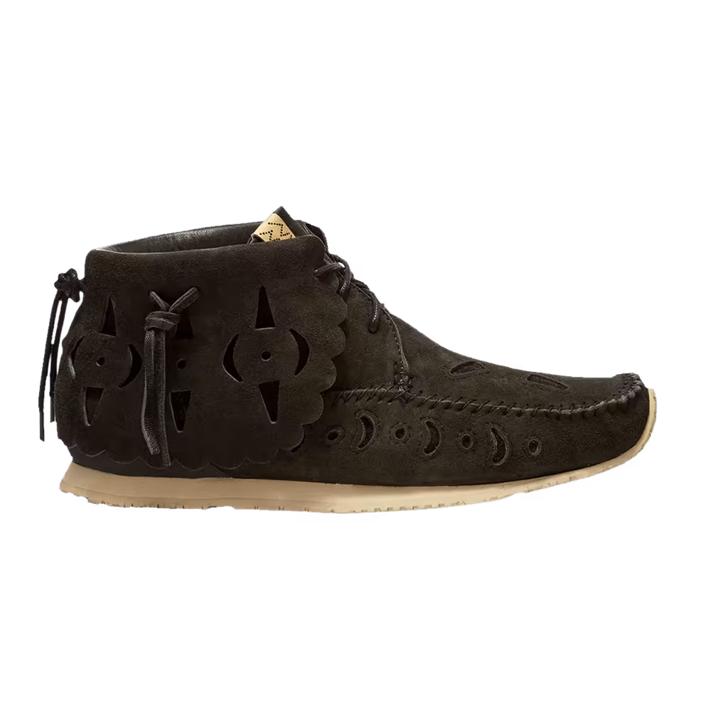 Visvim FBT Bearfoot Perf-Folk Black