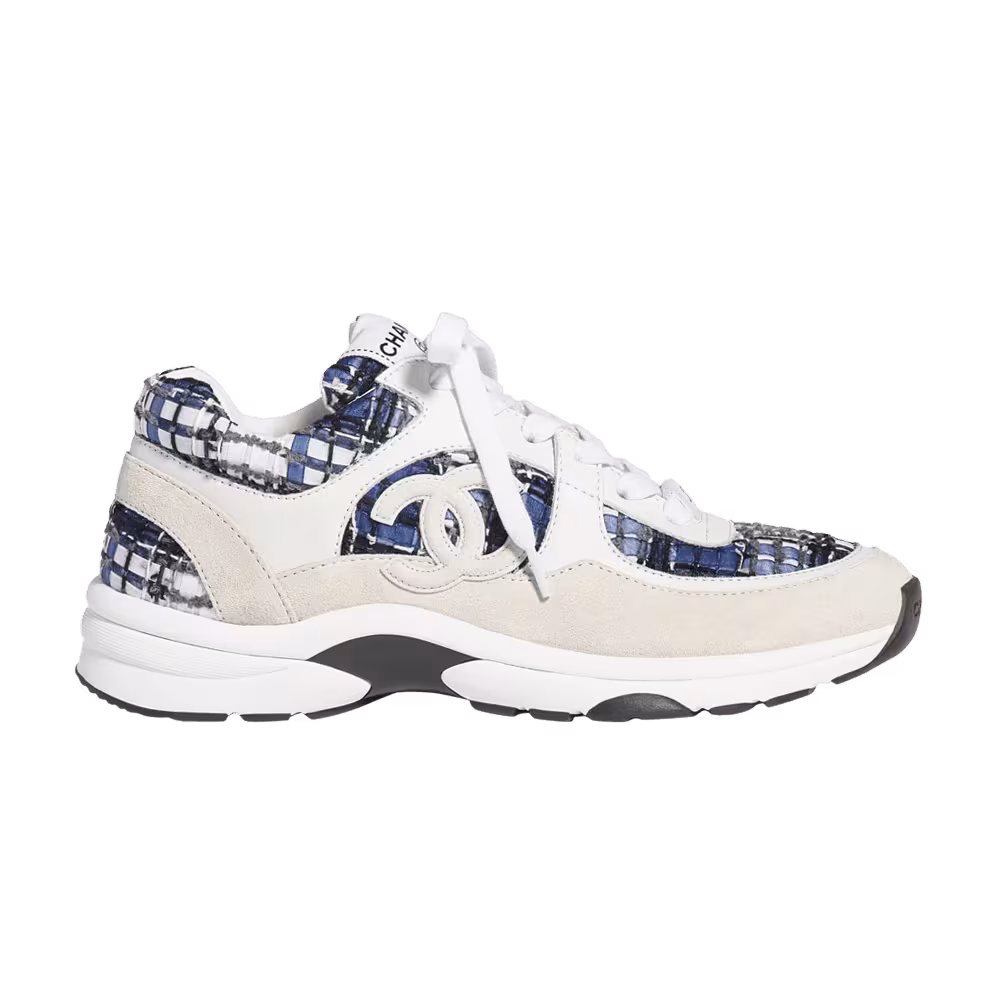 Chanel Sneaker Dark Blue Tweed