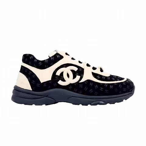 Chanel Sneaker 'Printed CC - Black Beige'
